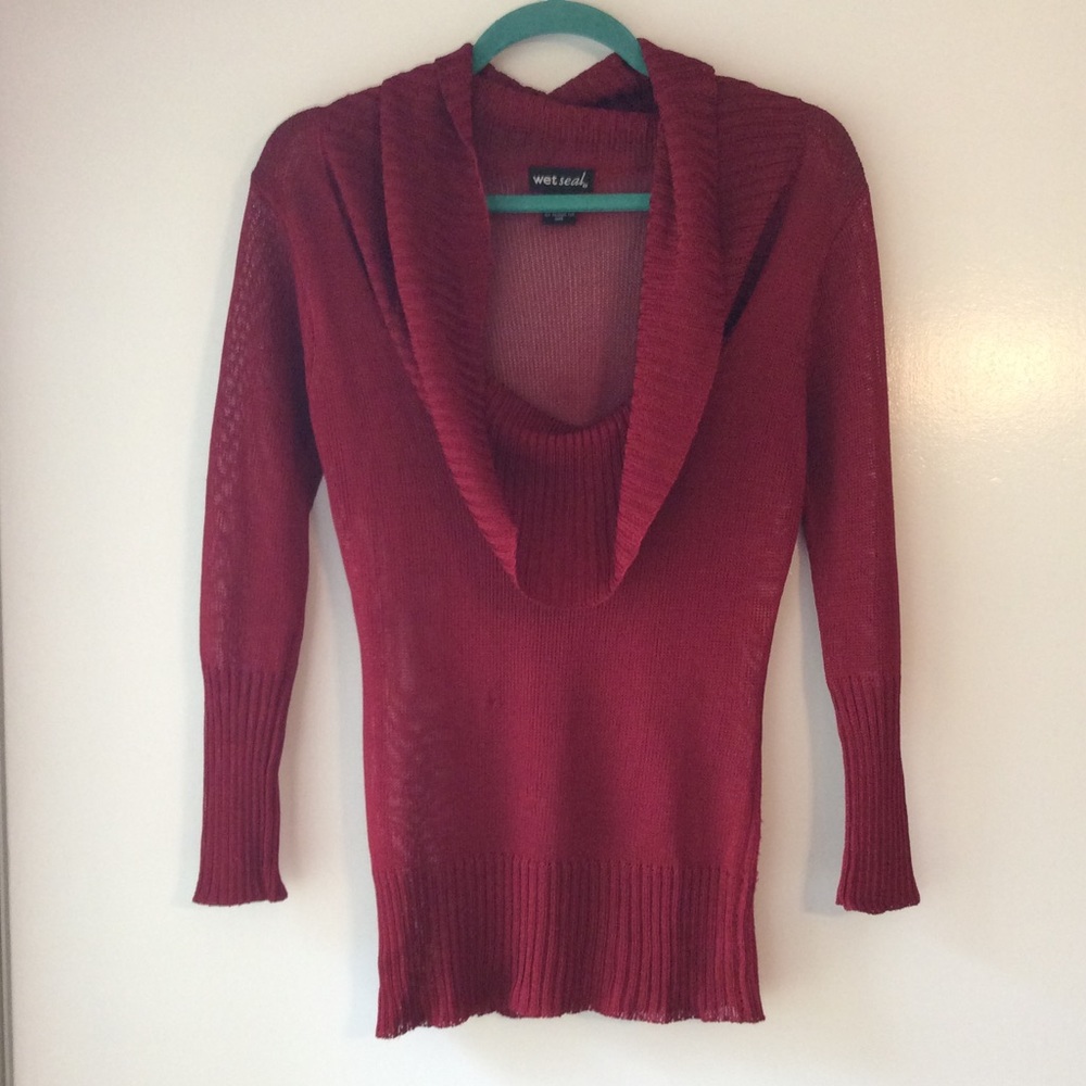 Red sweater